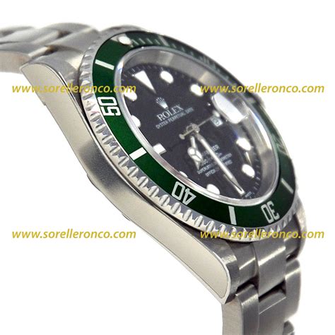 rolex ghiera verde prezzo 2006|rolex date 16610 prezzo.